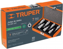 Juego de 7 dados punta torx Truper4